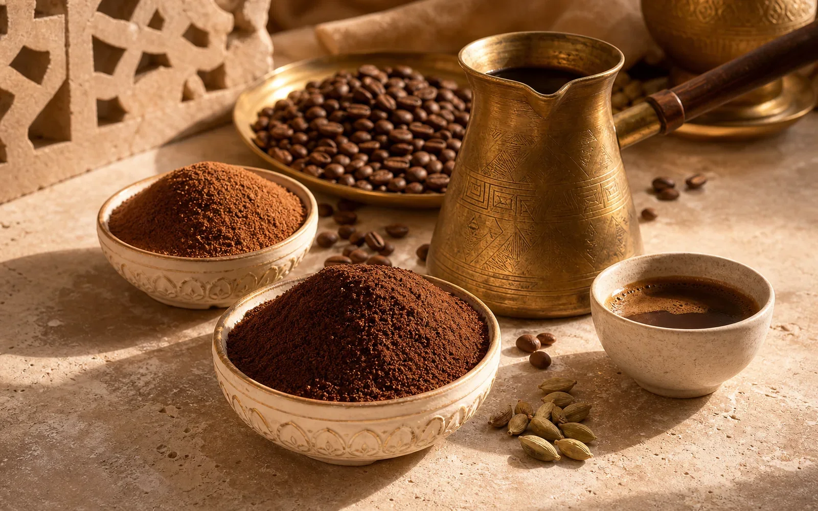 قهوة وحبوب من اختيارات المحمصة المصرية